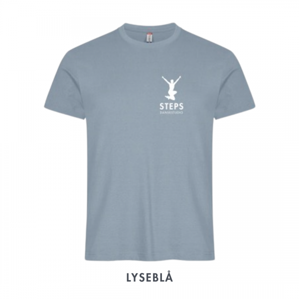 T-SKJORTE LYSEBLÅ