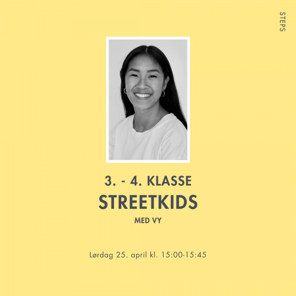 Streetkids 3. - 4. klasse 15.00 - 15.45      Vy
